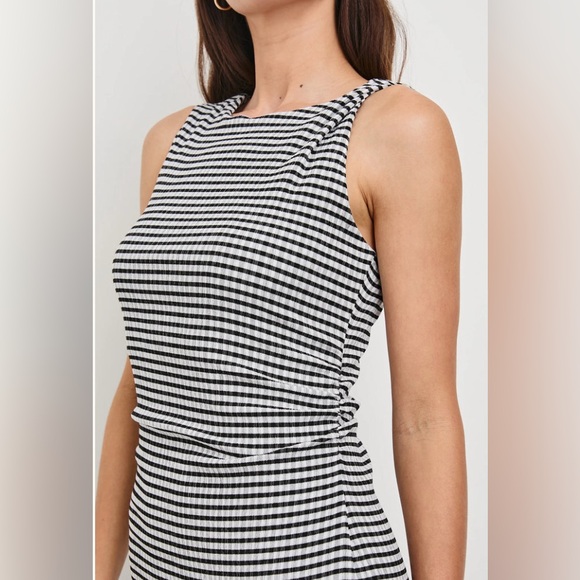 New Rails Daija Dress Black Gingham - Picture 2 of 13